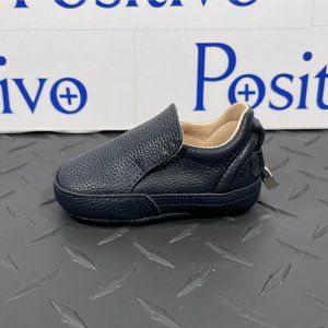 Buscemi 40MM Baby Navy Leather Sneakers US 2 EU 17